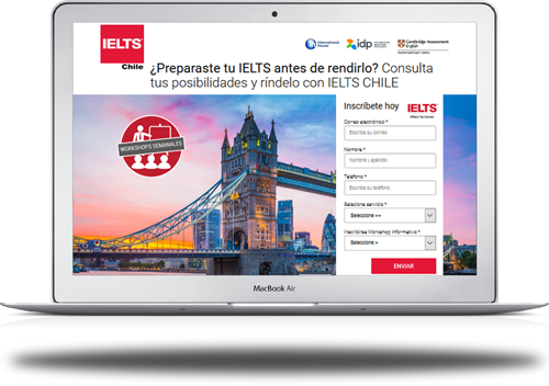 Cliente Ielts Chile anuncios en Google