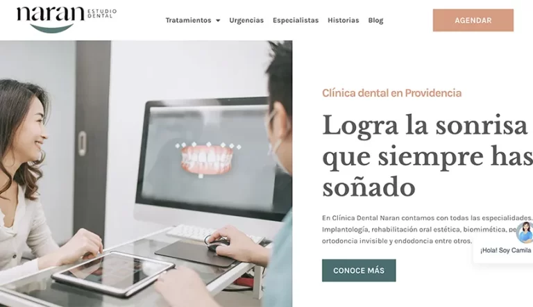 Ejemplo de qué es una landing page.