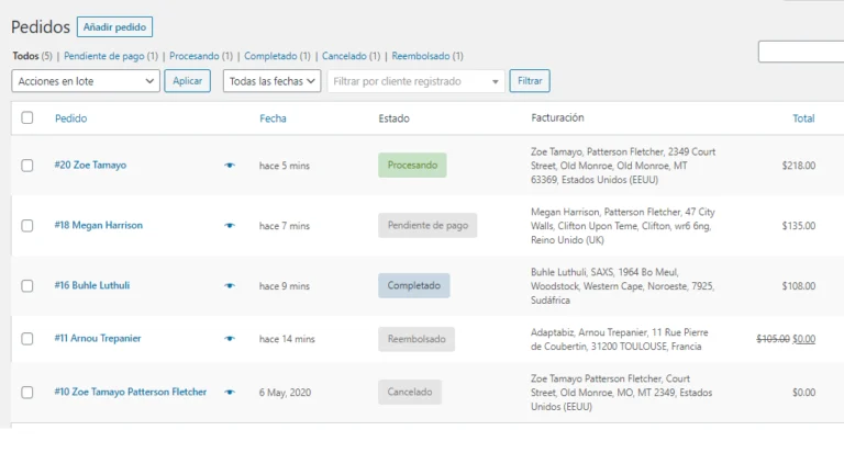 Aprende cómo exportar pedidos en WooCommerce